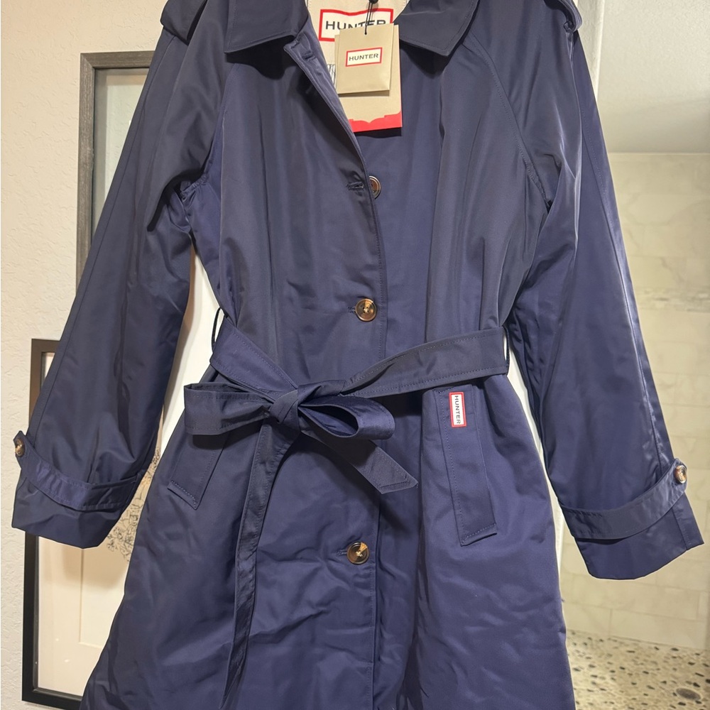 Hunter Women's Deep Blue Trench Coat